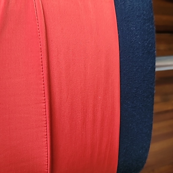 Halter top w ties orange banded hem embellished neckline vintage bohemian - Picture 4 of 12